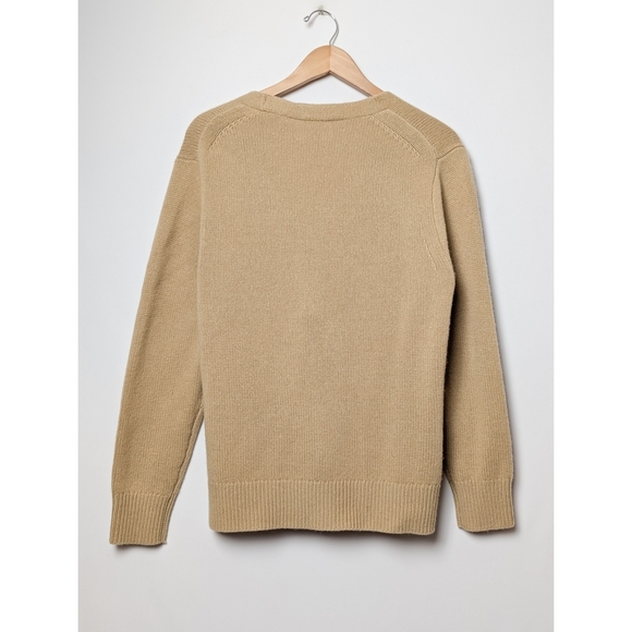 WILFRED Cashmere V-Neck Cardigan Sweater Saville Tan Brown ARITZIA S - Picture 9 of 11